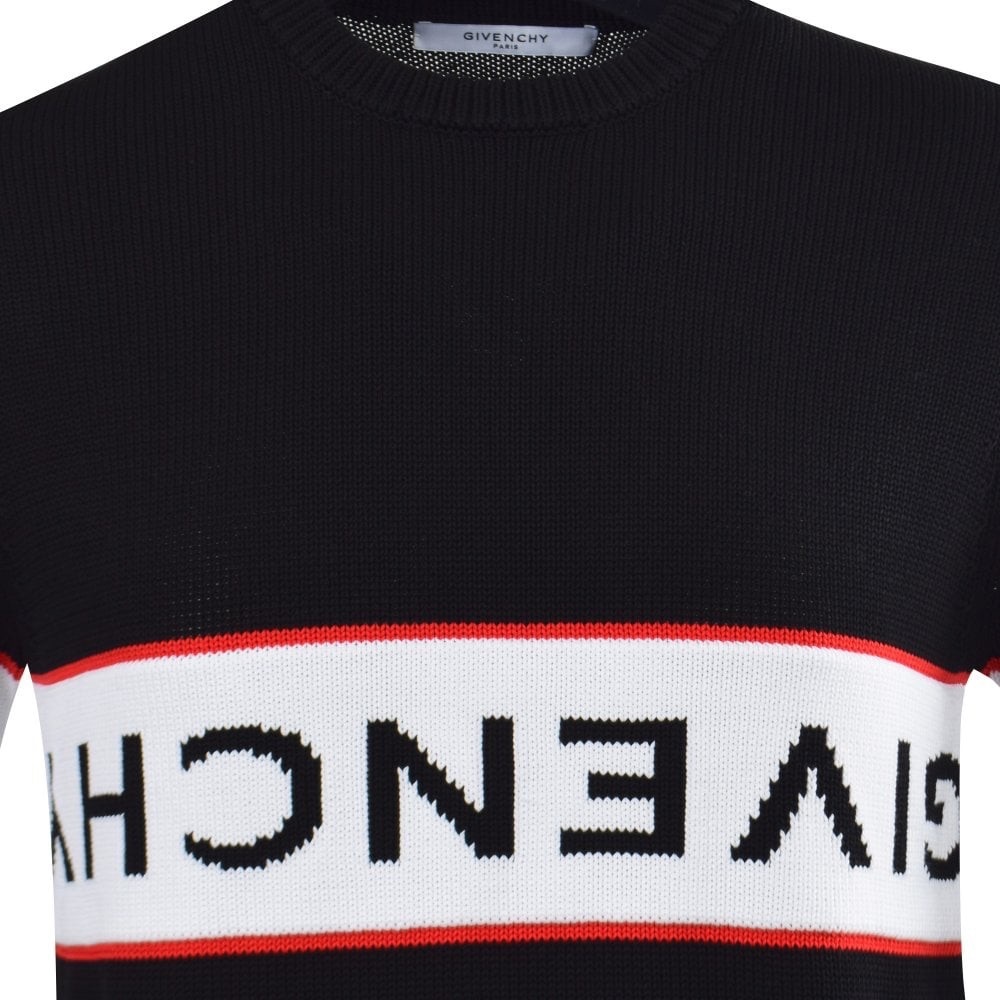 Givenchy | Intarsia Reverse Logo Knit Sweater - Picture 3 of 9